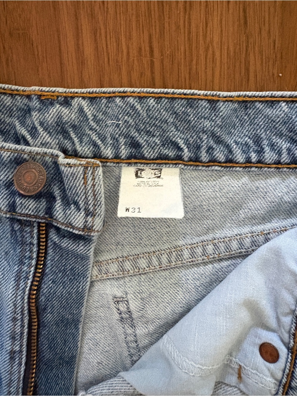 Vintage Levi's Orange Tab Denim Shorts - Picture 5 of 7
